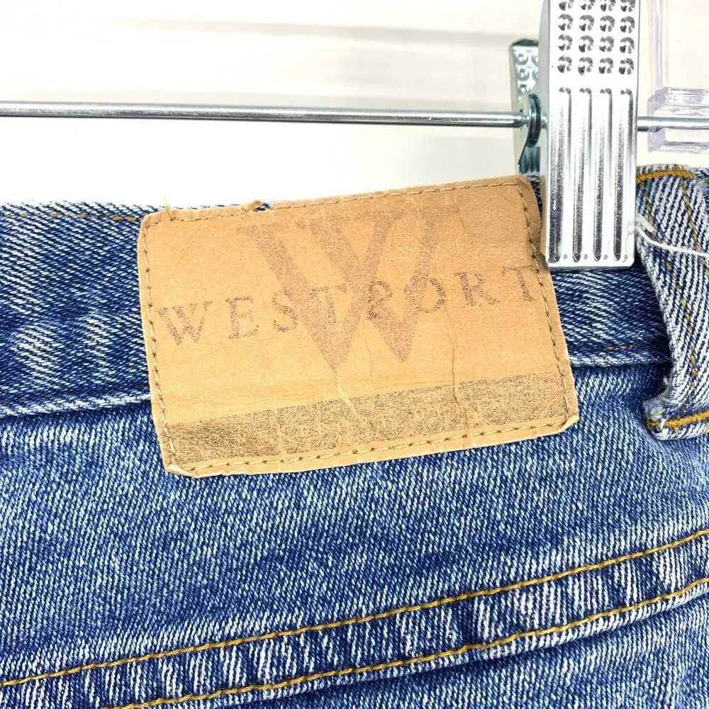 Vintage Westport 90s Denim Jean Shorts Cut Offs Womens Sz 27